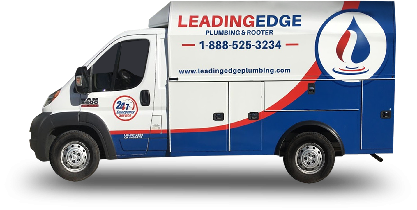 LeadingEdge Plumbing & Rooter truck