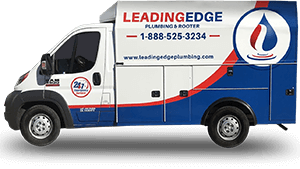 LeadingEdge Plumbing & Rooter truck