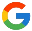The image shows the Google logo, a capital letter "G" in segments of blue, red, yellow, and green on a white background.